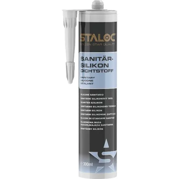 STALOC sanitární silikon 300 ml manhattan Rychlé Dodání