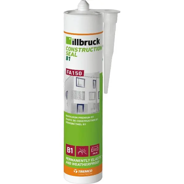 Stavební silikon illbruck FA150, 310 ml, černý Jen Po Omezenou Doba