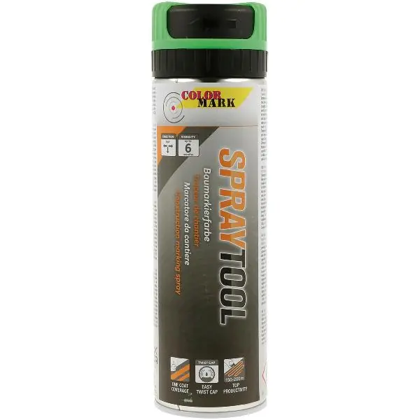 Kup Teď Značkovací sprej ColorMark Construction – SprayTool neonově zelený 500ml
