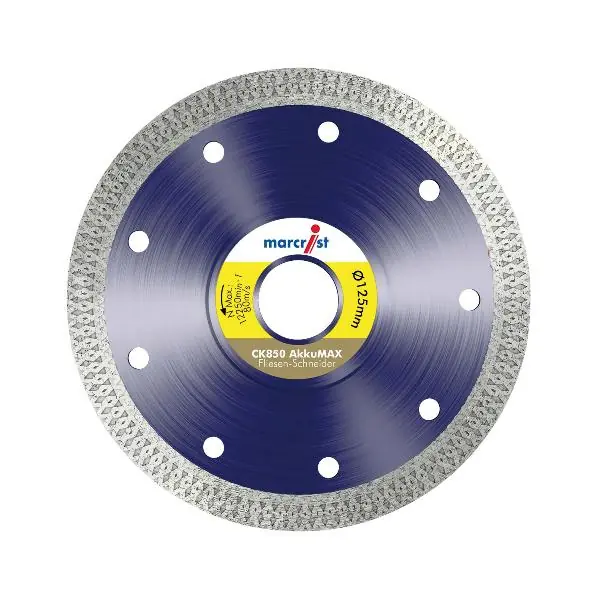 Must-Have MARCRIST Diamantový řezný kotouč CK850 AkkuMax 125 x 22,23 mm dlažba