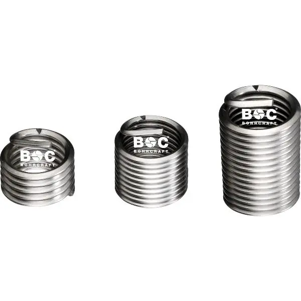 Must-Have BOHRCRAFT balení závitových vložek M4 x 0,7 mm 1,5 x D (100 ks)