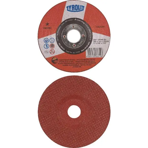 TYROLIT brusný kotouč Basic* WA46-BF 125 x 3 mm na ocel Levný