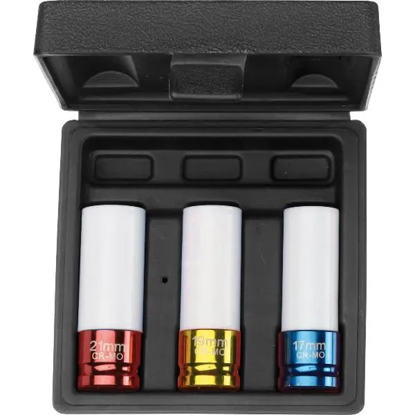 WGB Sada nástrčných hlavic 3319 KK 1/2" DIN3121 3 kusy Značkový