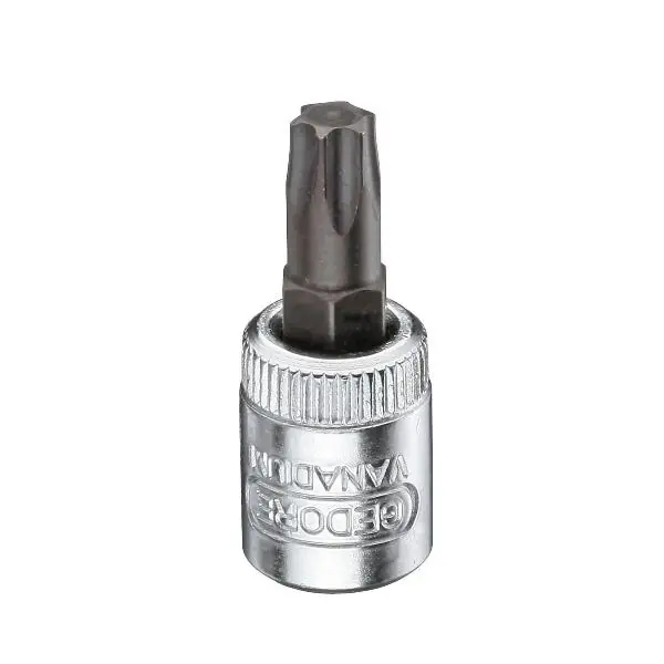 Cenová Bomba Nástrčná hlavice-ořech GEDORE ITX20 DIN3120 1/4"čtyřhran TX8