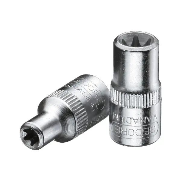 Koupit Online GEDORE nástrčná hlavice-oříšek TX20 DIN3120 1/4"4hr.torx® TX E8