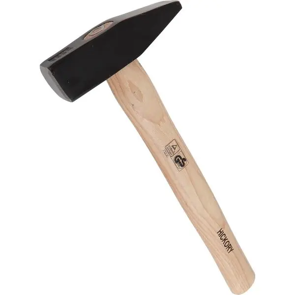 Autentický WGB zámečnické kladivo Basic+ s Hickory násadou bez rázové ochrany 500 g