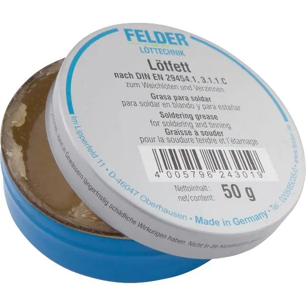 Sezónní Sleva Pájecí tuk obsah 50 g v plechovce