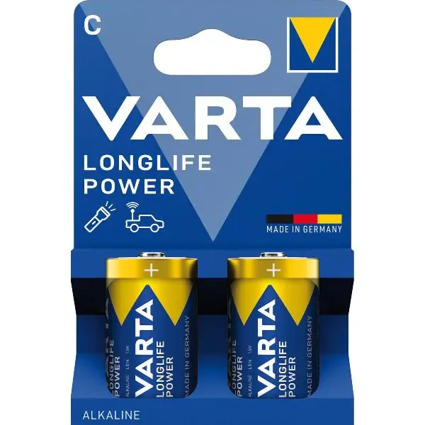 Cenový Hit VARTA baterie Longlife Power LR14/C 1,5 Voltů 2 kusy