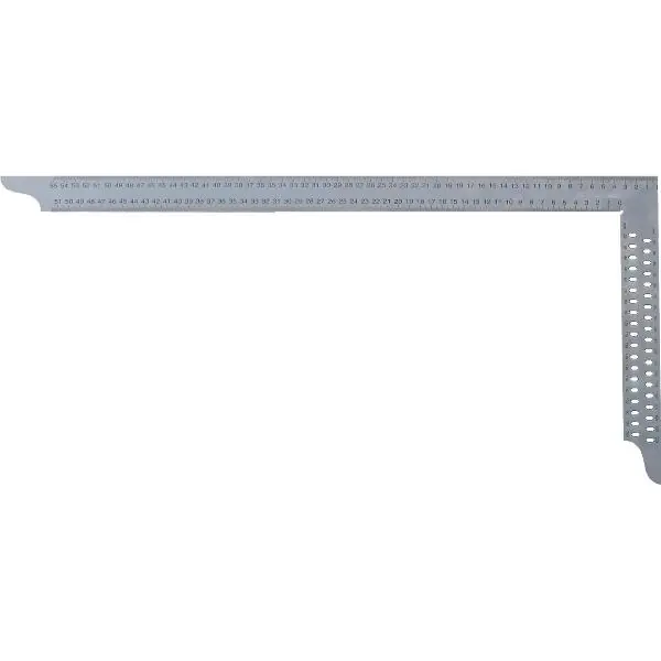 HEDUE truhlářský úhelnák nerez s otvory pro značení, délka 700 x 300 mm Sezónní Sleva