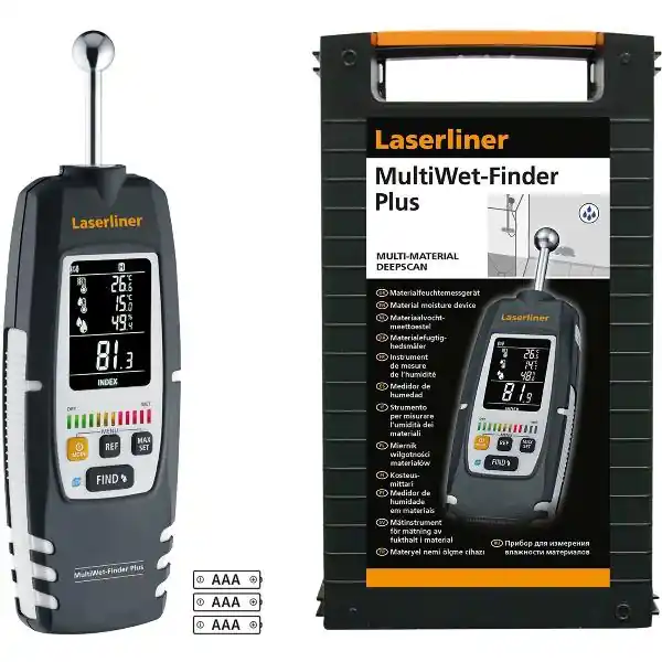 Objednat Nyní LASERLINER Vlhkoměr materiálu MultiWet Finder