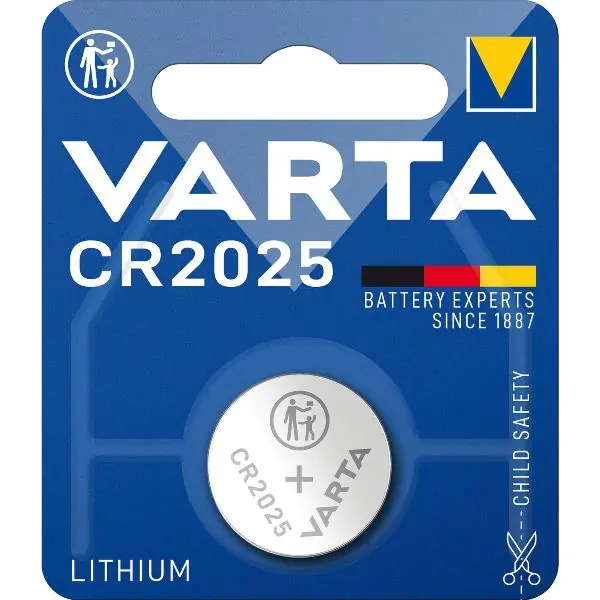 VARTA knoflíková baterie CR 2025 3 Volt (1ks) Nakupujte Hned
