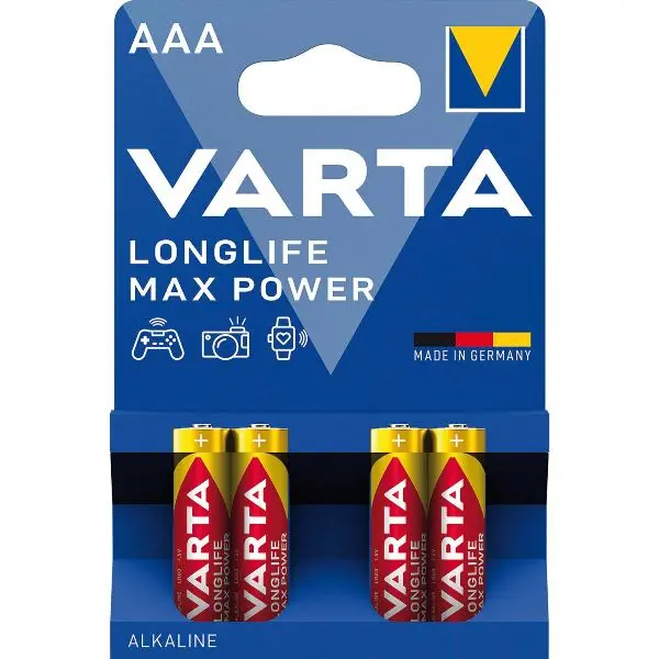 VARTA Batterie Longlife Max Power LR03/AAA 1.5V 4 kusy Akce