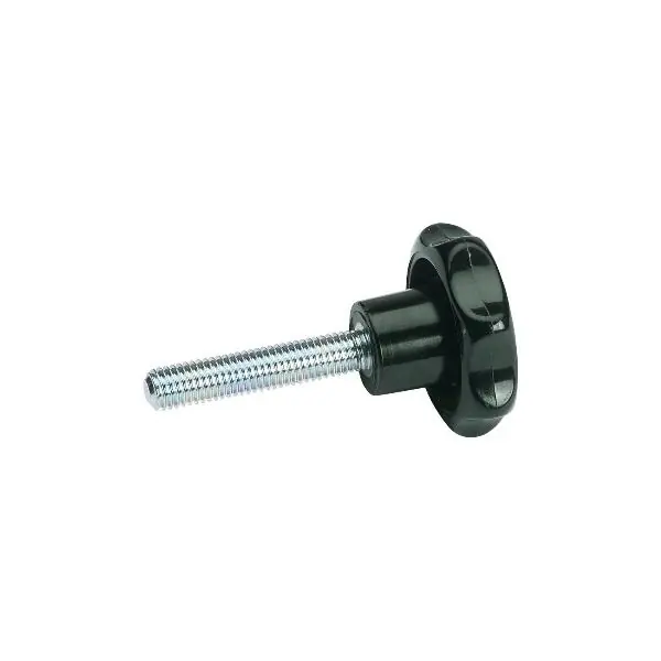 Výhodná Nabídka Hvězdice se závitovým kolíkem M6x30 mm, vnější ø 32 mm, plast