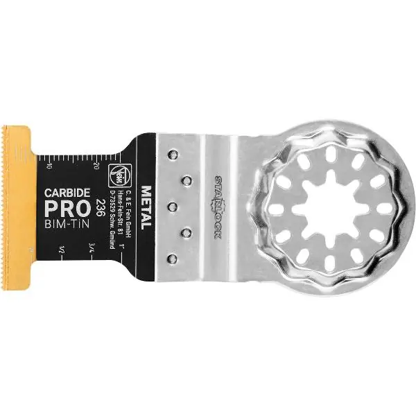 Zlevněný FEIN E-Cut-pilový list Carbide PRO HM 45x35mm35 mm SL Form 236 (1 kus)