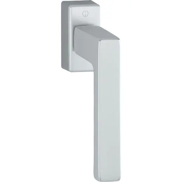 Novinka HOPPE okenní klika TOULON, čtyřhran 7 x 32-42 mm, hliník stříbrný elox
