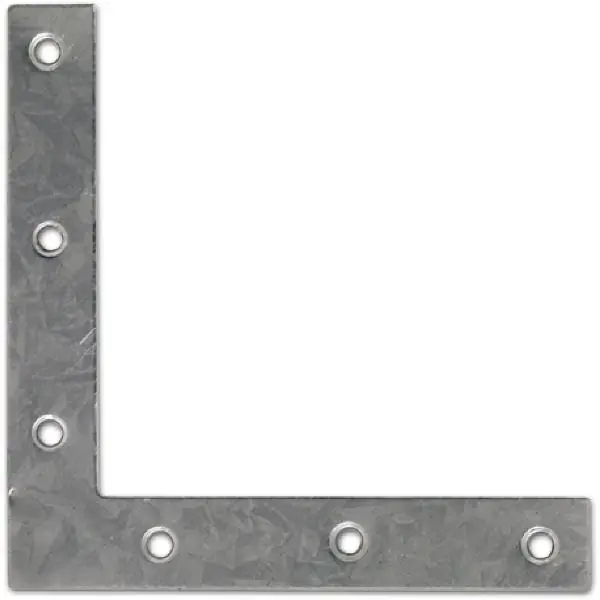 Úhelník pro vyztužení hranatý, vel. 4, 100 x 100 x 16 x 1,0 mm, ocel pozink Hit Sezóny