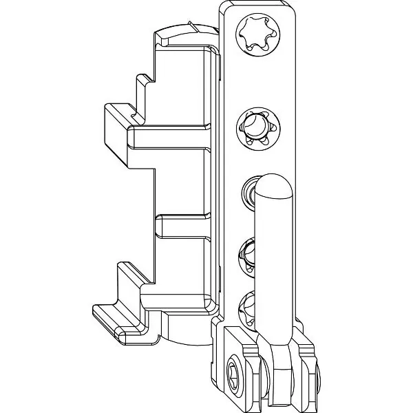 MACO spodní ložisko DT130, 12/20 mm, pravé, 130 kg, stříbrné (54726) Sleva
