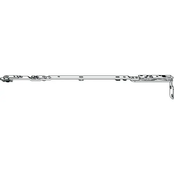Omezená Nabídka MACO OS rameno nůžek POWER 13V dřevoFT24 FFB 370-800 mm stříbrné pravé (217470)