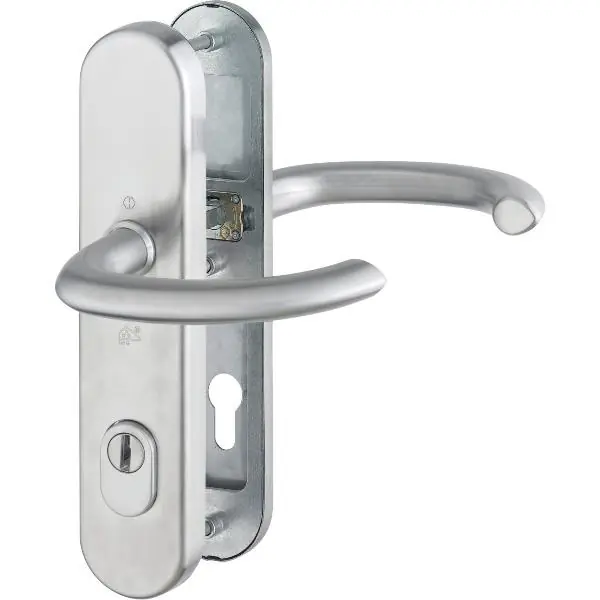 Dokud Zásoby Vydrží Bezpečnostní sada MARSEILLE, klika-klika, PZ 92 mm, se zakrytím vložky, nerez