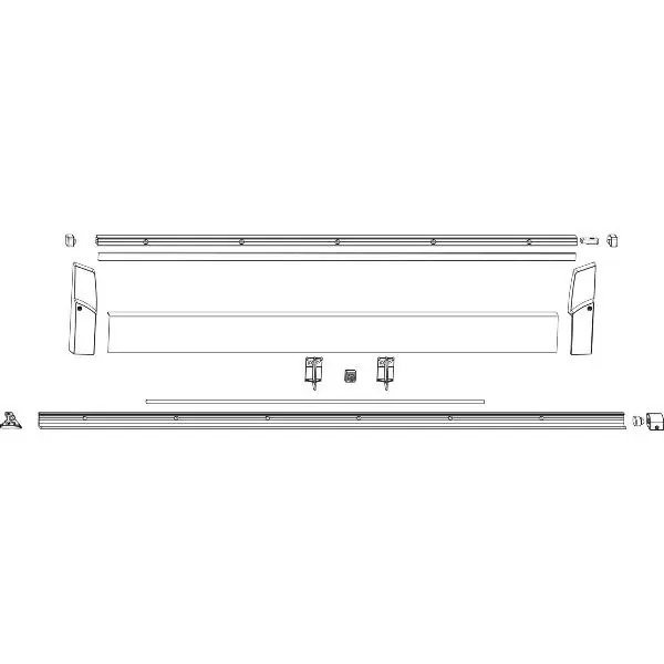 Akční Nabídka Profilová sada SKB-SKB-S/SE/Z, vel.5, FFB 1451-1650mm, 3430mm, bílá (466062)