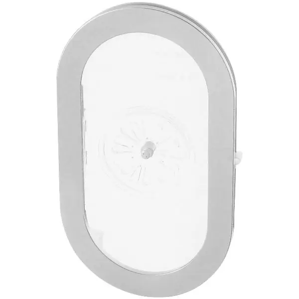 Levný Mluvítko pro sílu skla 4 - 6 mm, 170 x 295 mm, světle šedý plast