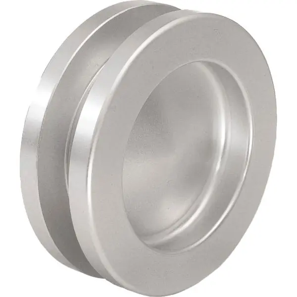 Mušle pro posuvné dveře ø 65 mm, pro 8-10 / 38-45 mm, hliník stříbrný elox Top Prodej