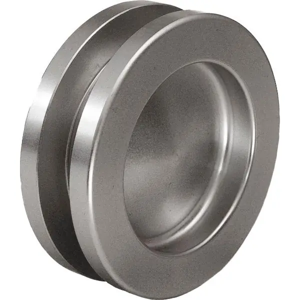 Mušle pro posuvné dveře ø 65 mm, pro 8-10 / 38-45 mm, hliník nerez efekt Top Prodej