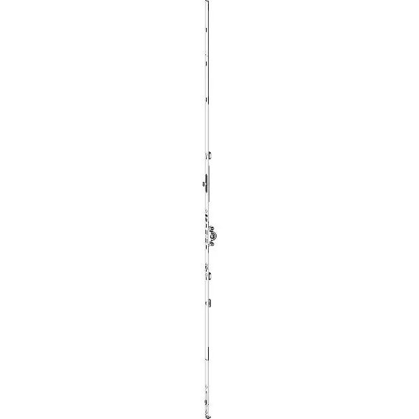 Přímo Od Výrobce GU převodovka 15 GK, DM 15 mm, FFH 851-1100 mm, ocel pozinkovaná stříbrné barvy