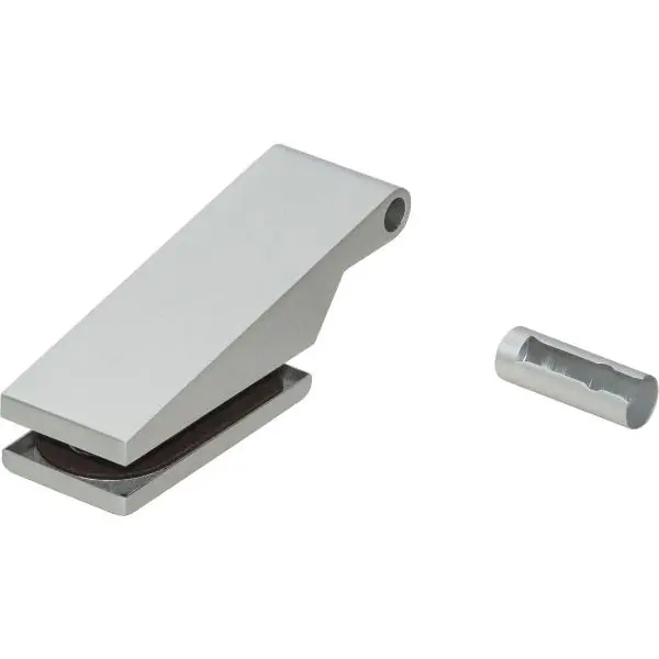 DORMA-Glas horní část závěsu s pouzdrem, Studio Classic 10.021, stříbrný elox Originální