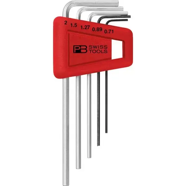 Sada imbus klíčů v plast.držáku 5 ks 0,71-2mm PB Swiss Tools Autentický