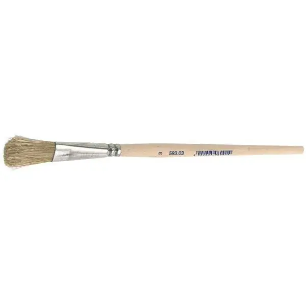 Štětec na emailový lak čínské štětiny hell velikost 03 Nölle PROFI BRUSH Expresní Doručení