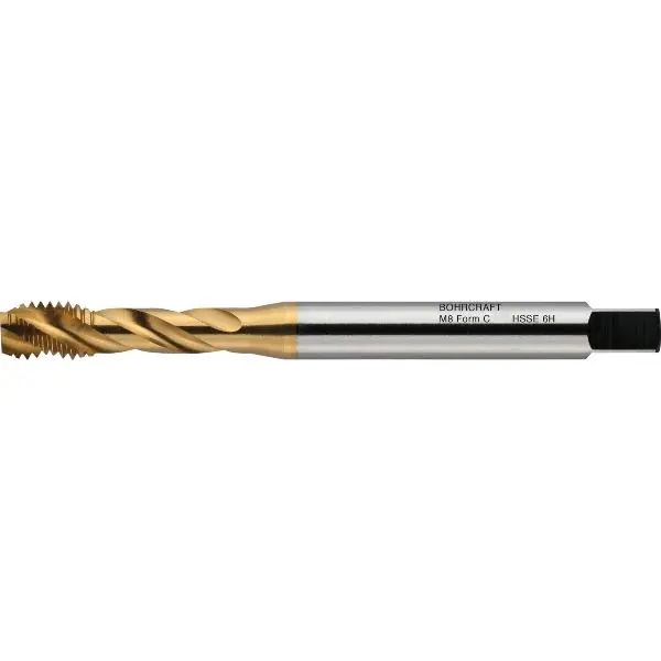 BOHRCRAFT strojní závitník 40° RSP HSS-E TIN DIN376 M16 průběžný dřík Poslední Šance