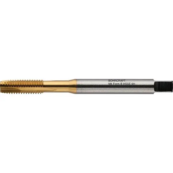 Akce BOHRCRAFT strojní závitník tvar B HSS-E TIN DIN376 M14 průběžný dřík