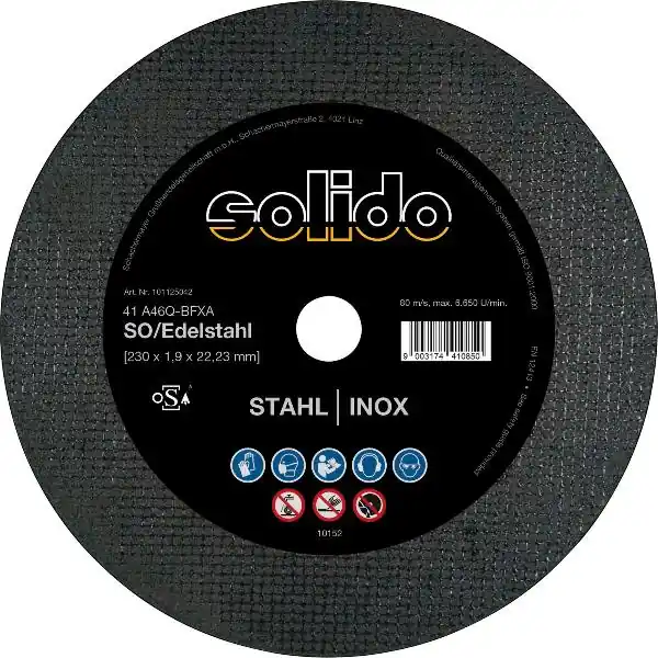 Cenová Bomba SOLIDO řezný kotouč rovný 230 x 1.9 mm 2v1 tenký