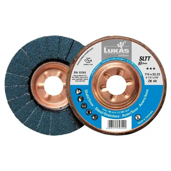 Kup Teď LUKAS brusný lamelový kotouč SLTT zirkon-korund ø 115 mm zrnitost 40