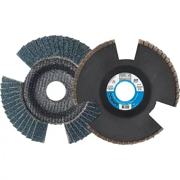 LUKAS brusný lamelový kotouč SLTR Control zirkon-korund ø 125 mm zrnitost 60 Novinka