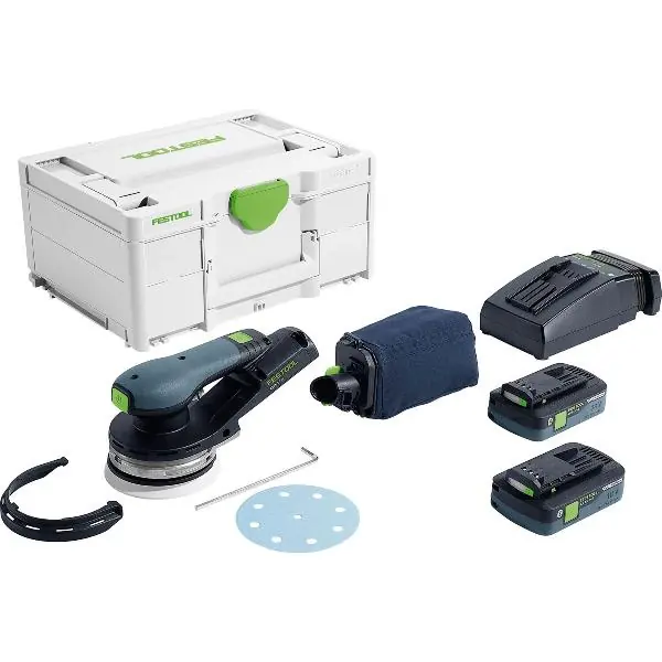 Objednat Nyní FESTOOL aku excentrická bruska ETSC 2 125 Plus 18 V / 4,0 Ah (IEC) Li-Ion