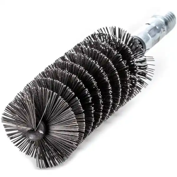 Kartáč na kotlové potrubí LESSMANN s držákem 125 mm a ocelovým drátem 1/2" Nejlepší Volba