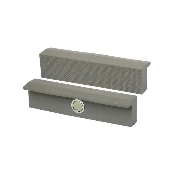 Oblíbený HEUER polyuretanová drážkovaná ochranná čelist s magnetem š.čelisti 120 mm