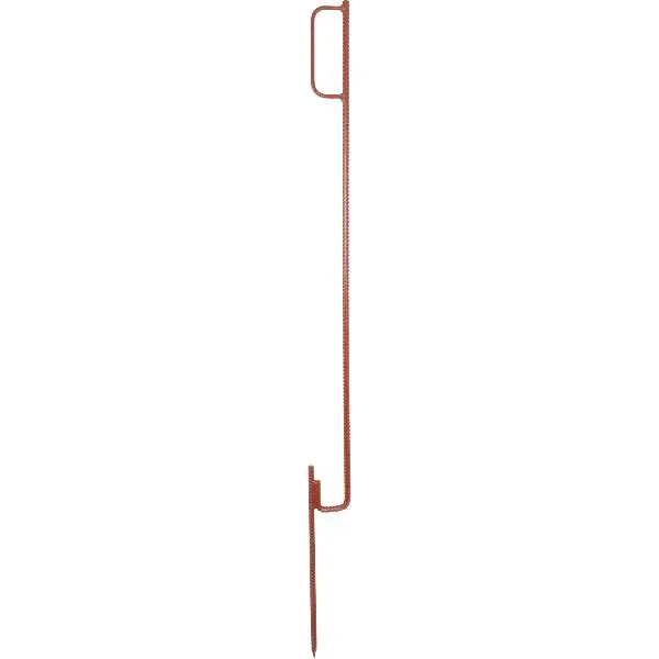GRAF sloupek na lať z 12 mm kulatého železa s 1 držákem výška 100 cm Výhodná Nabídka