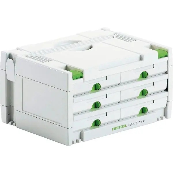 Nakupujte Hned FESTOOL zásuvkový Systainer SYS 3 SORT/6 zásuvky 395 x 295 x 210 mm (491984)