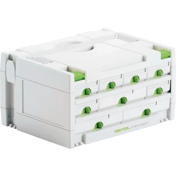 FESTOOL zásuvkový Systainer SYS 3 SORT/9 zásuvky 395 x 295 x 210 mm (491985) Akční Cena