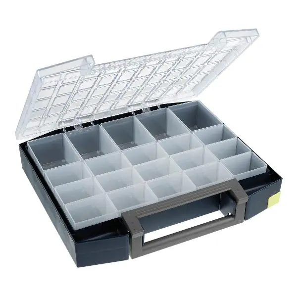 RAACO Sortimentní kufr Boxxser 80 5x10-20, vložky, 361 x 421 x 78 mm Nová Kolekce