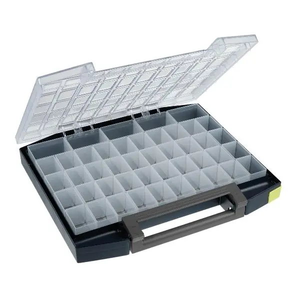 Tovární Cena RAACO Sortimentní kufr Boxxser 55 5x10-45, vložky, 361 x 421 x 55 mm