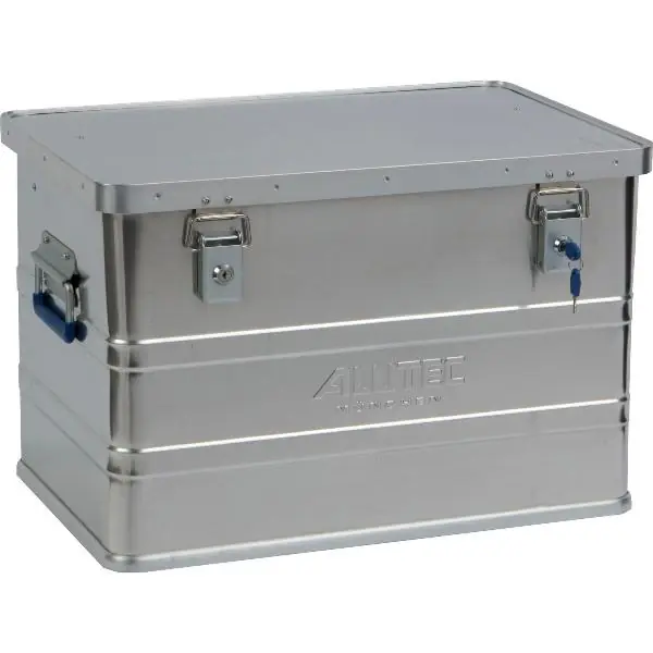 Hliníkový box Classic s cylindrickým zámkem 595 x 390 x 380 mm Výprodej