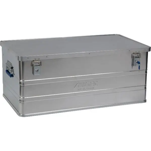Hliníkový box Classic s cylindrickým zámkem 900 x 490 x 380 mm Expresní Doručení