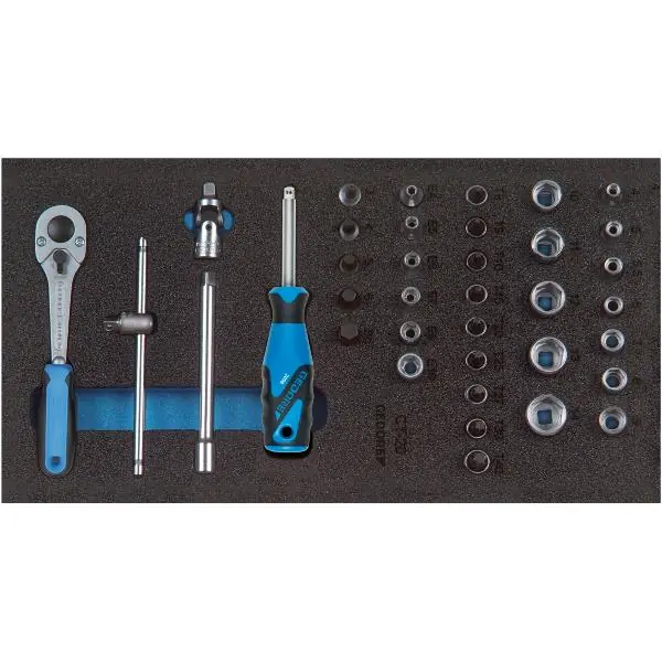 GEDORE 1/3 Check-Tool- Modul EI 1500 CT1-20 L šířka 157,5 mm hloubka 310 mm Zlevněný