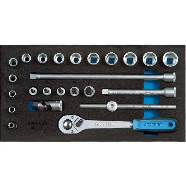 Vysoce Kvalitní GEDORE 1/3 Check-Tool- Modul EI 1500 CT1-30 L šířka 157,5 mm hloubka 310 mm