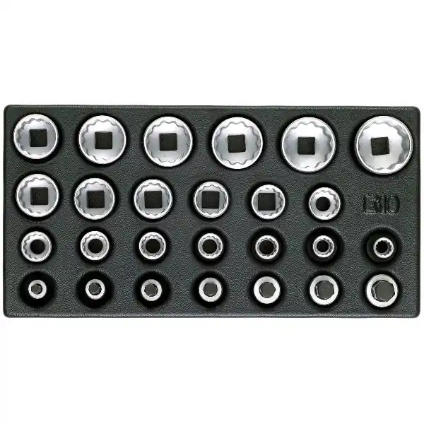 Hit Sezóny GEDORE Sada nástrčkových klíčů 1/2" 1500 ES-D19 v 1/3 ES modulu 26dílná
