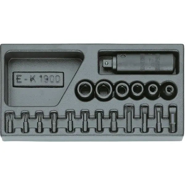 Nakupujte Hned GEDORE uvolňovač šroubů sortiment 1/2"1500 ES-K 1900 v 1/3 ES-Modul 19dílná